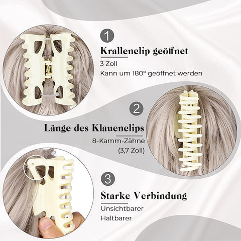 PonyGlam™ | Unordentlicher Pferdeschwanz Bun Clip (1+1 GRATIS)