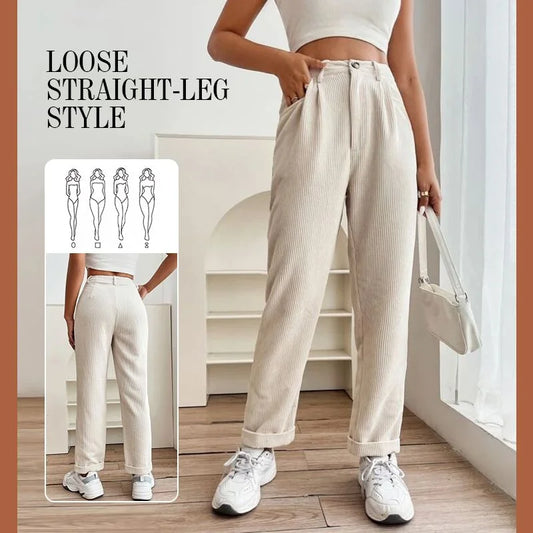 CozyCordz™ - Damen Kord Freizeithose