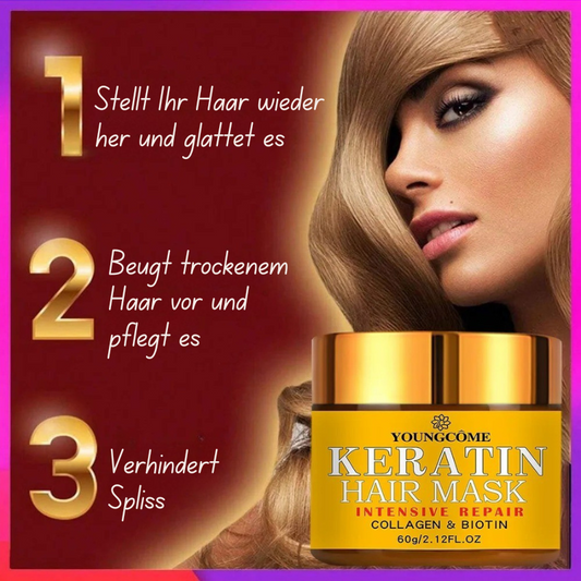 YoungCôme™ - Keratin-Haarkur Reparaturmaske