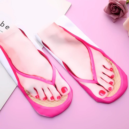 PediPops™ 3D-Pantoffeln Socken