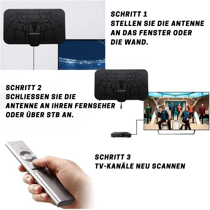 UltraStream™ | HD-Digital-TV-Signalantenne (1+1 GRATIS)