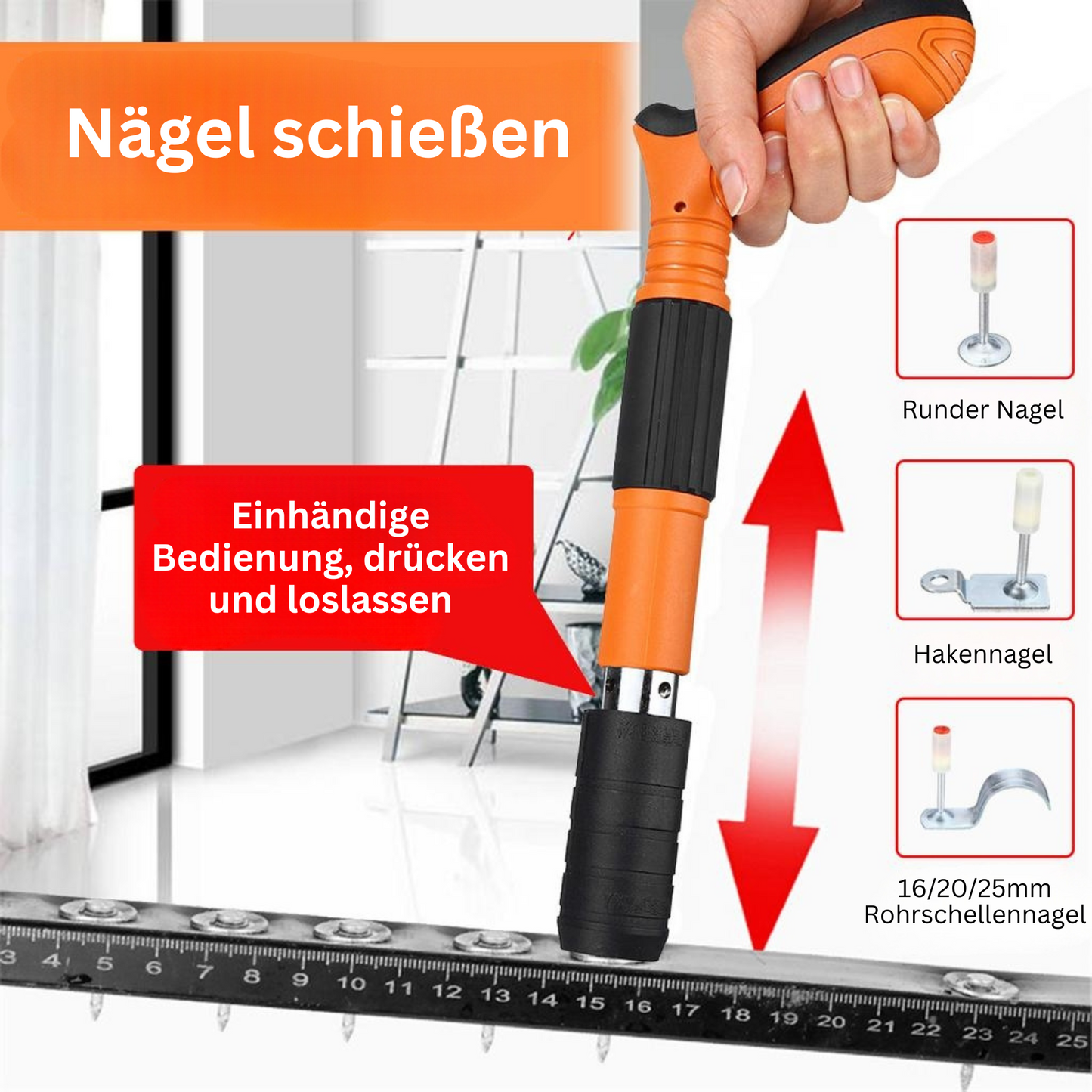 RivetKing™️ I Mini-Stahlnagelpistole