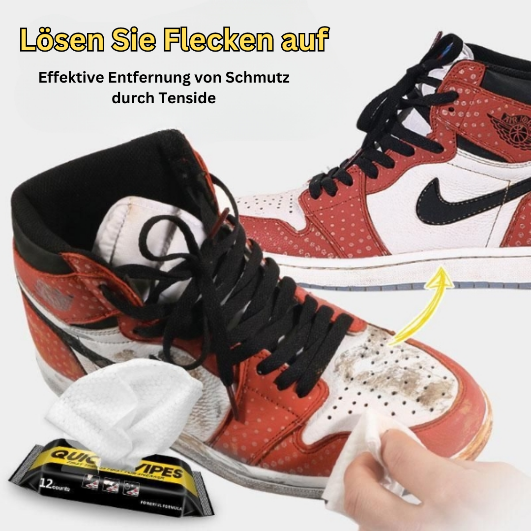 Quick Wipes™ Schuh-Putztücher (1+1 GRATIS)