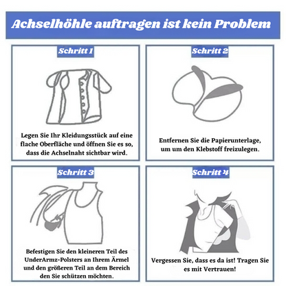 DryPit™ Anti-Schweiß Achselpads (50 Pads)