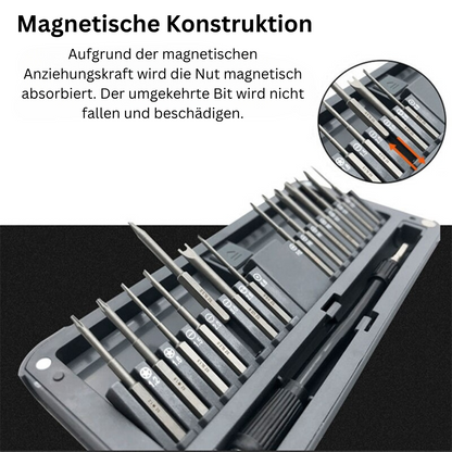 ToolFlex™️ I 30 in 1 Präzisionsschraubendreher-Set