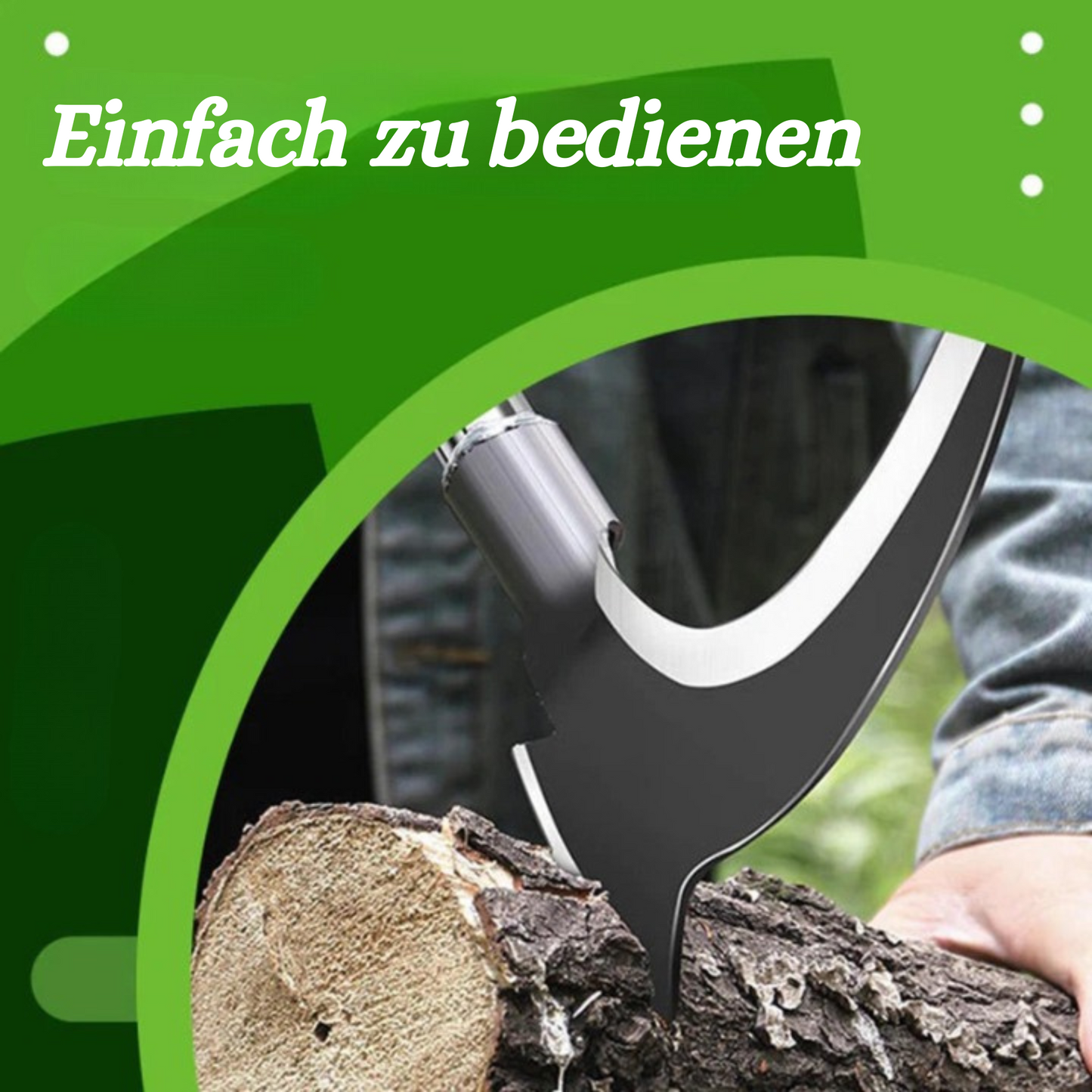 AxeCut™️ I 2 in 1 Manganstahl-Doppelsensenaxt