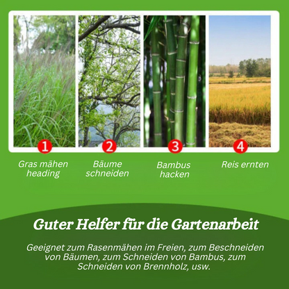 AxeCut™️ I 2 in 1 Manganstahl-Doppelsensenaxt