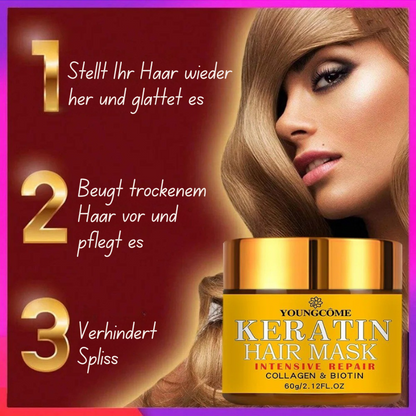 YoungCôme™ - Keratin-Haarkur Reparaturmaske