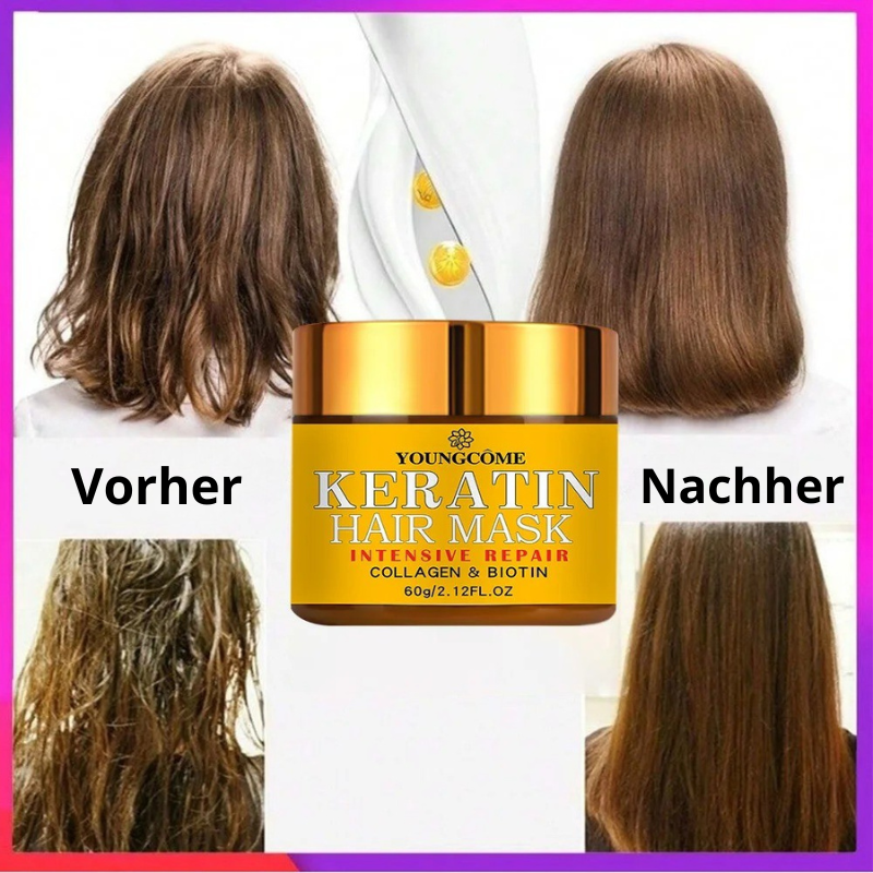 YoungCôme™ - Keratin-Haarkur Reparaturmaske