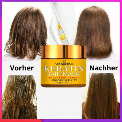 YoungCôme™ - Keratin-Haarkur Reparaturmaske