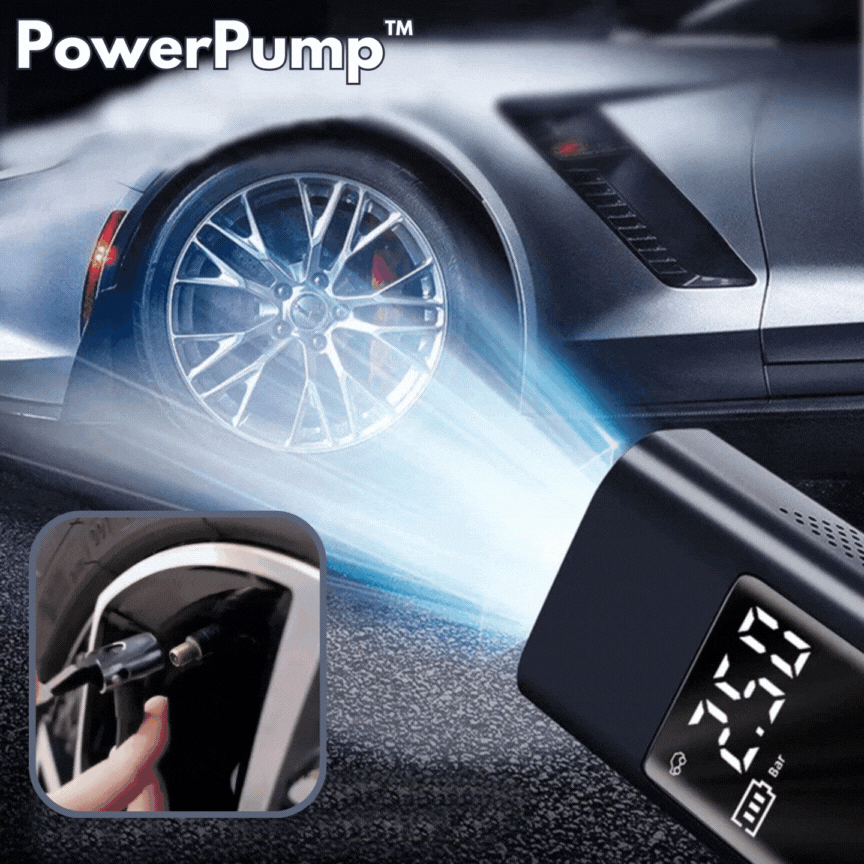 PowerPump™ Tragbare Reifenfüllpumpe