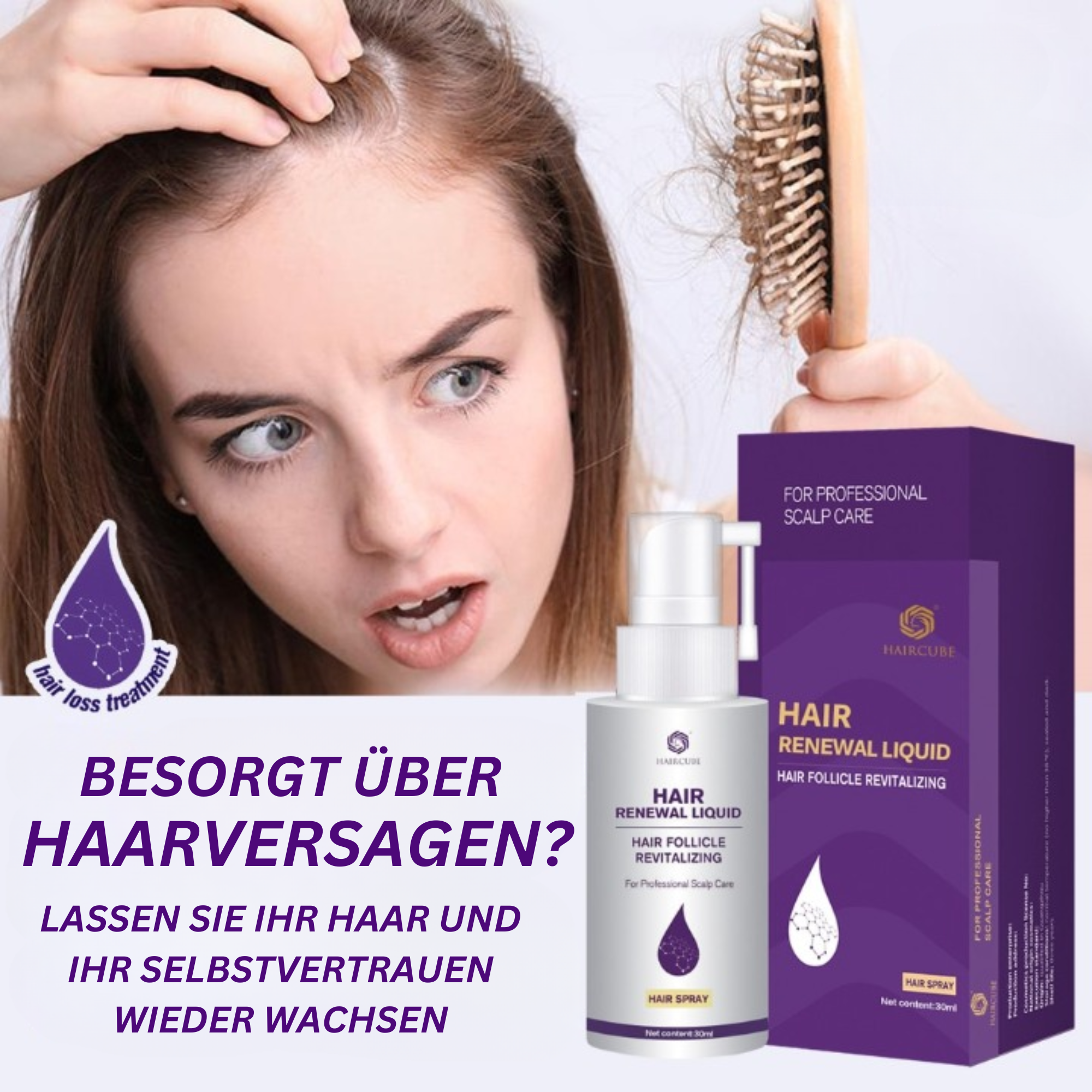 HAIRCUBE® I Haarwachstumsspray