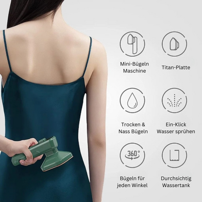 QuickPress™ Tragbares Mini-Dampfbügeleisen